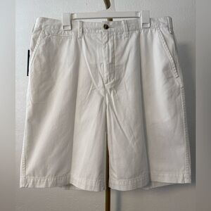 NWT Polo Ralph Lauren Relaxed Fit 10 White Chino Shorts Men’s 36